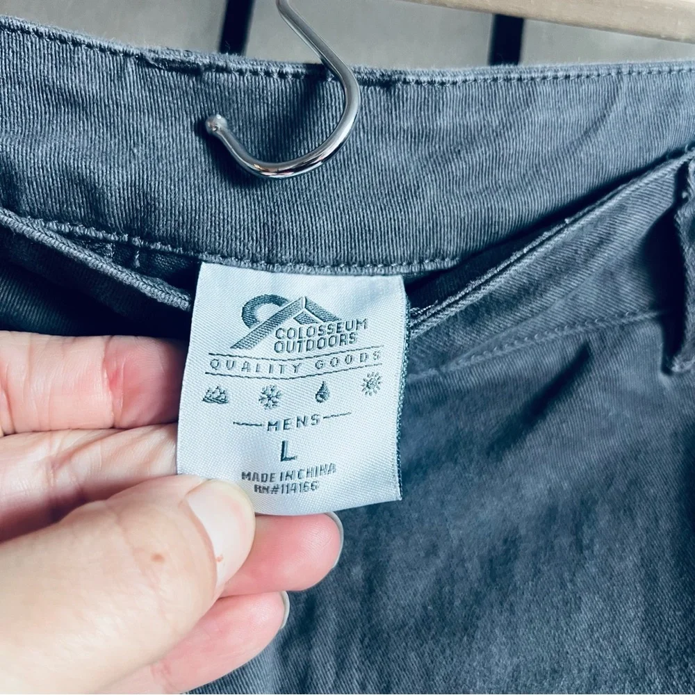 Colosseum athletic grey terrain shorts sz L - Picture 8 of 8